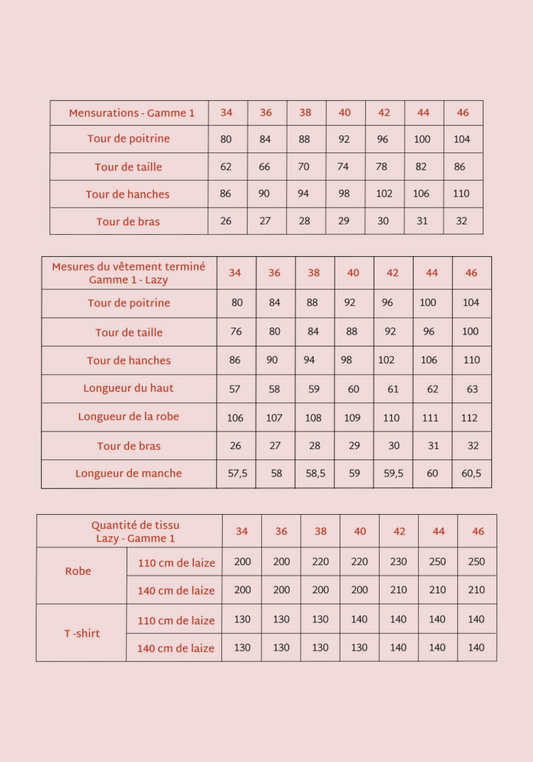 T-shirt et Robe Lazy