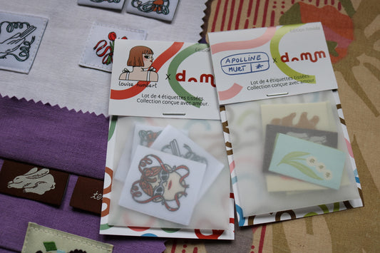 PACK Étiquettes collab' Apolline Muet / Louise Humbert X Domum